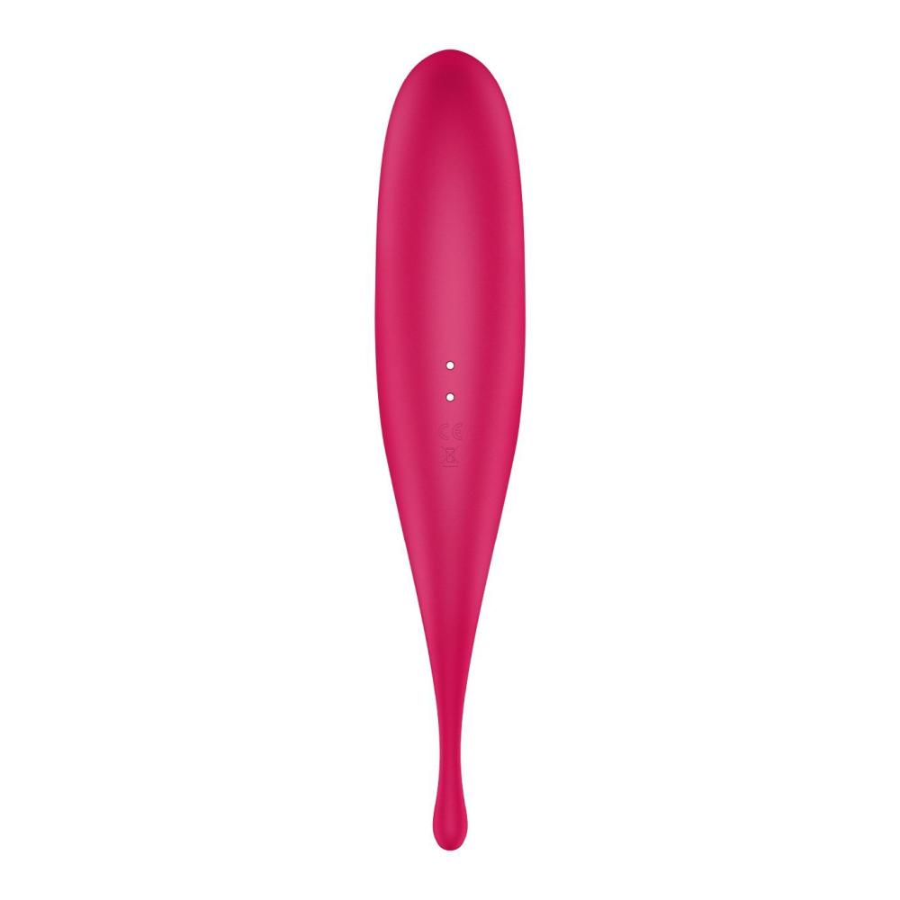 Вибратор для клитора с вакуумной стимуляцией Satisfyer Twirling Pro Red