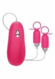 Зажимы-вибратор для сосков Vibrating Nipple Pleasurizer Pink