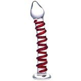 Фаллоимитатор Glass Mr. Swirly Dildo, 20х5 см