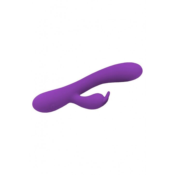 Вибратор-кролик Wooomy Gili-Gili Vibrator with Heat Purple, отросток с ушками, подогрев до 40 °С